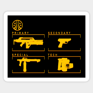 USCM Loadout - amber CRT Sticker